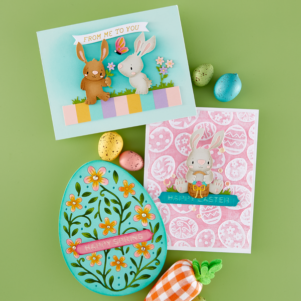 Bunny Buddies Etched Dies by Simon Hurley