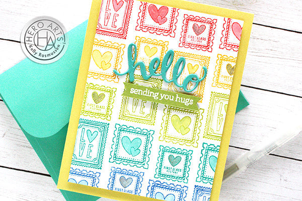 Hero Arts Hello Stamp & Die Set
