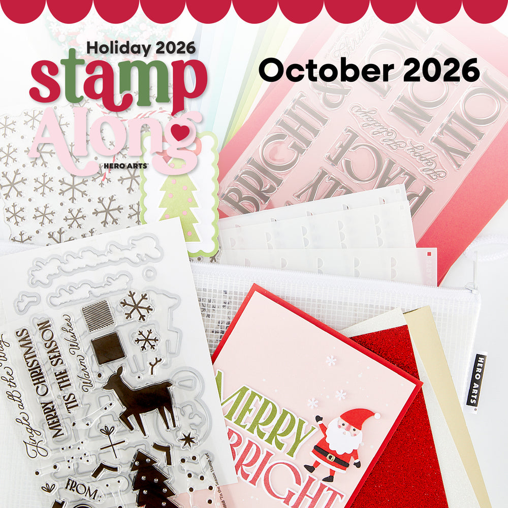 Hero Arts Holiday Stamp Along October 2026