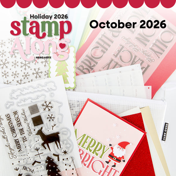 Hero Arts Holiday Stamp Along October 2026