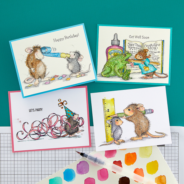 Party Time! Cling Rubber Stamp Set from the House-Mouse Everyday Collection