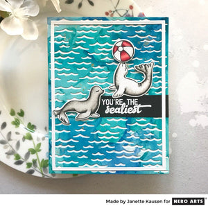 Hero Arts Wave & Sea Confetti Fancy Dies