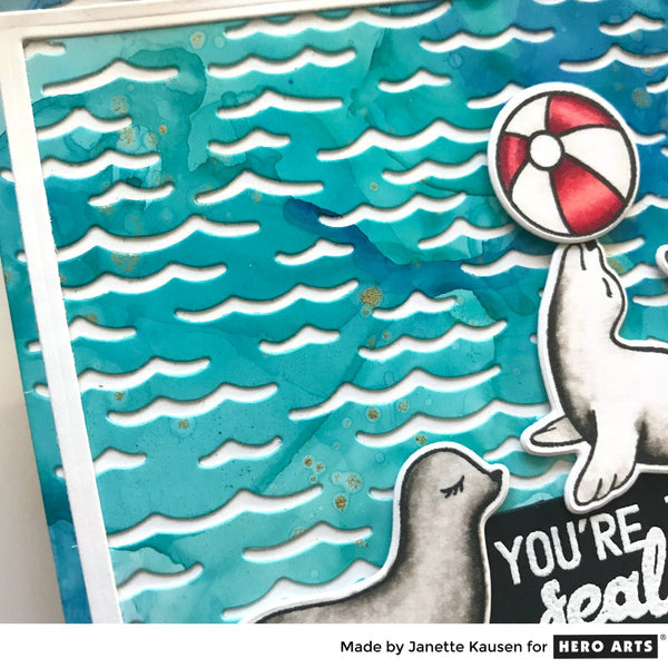 Hero Arts Wave & Sea Confetti Fancy Dies