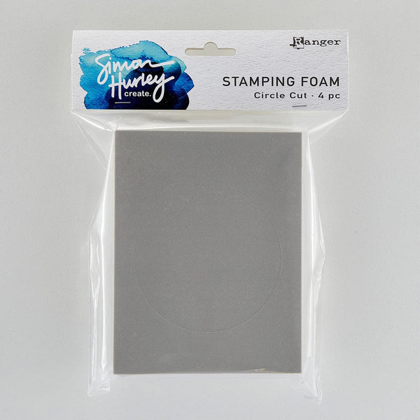 Ranger Circle Cut Stamping Foam Simon Hurley create. 4 pc.