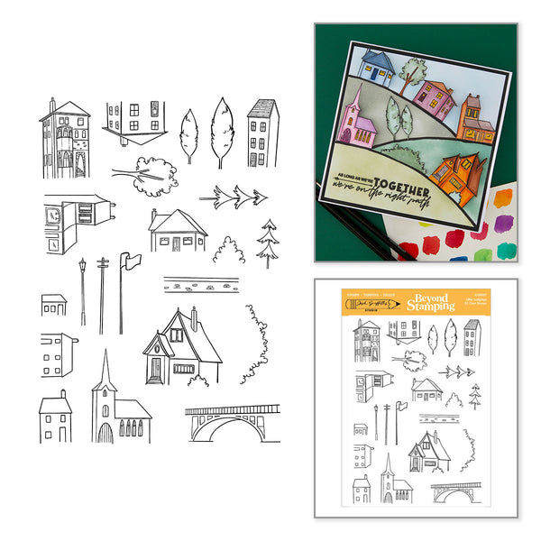 Little Lodgings Clear Stamp Set by Josh Griffiths Studio