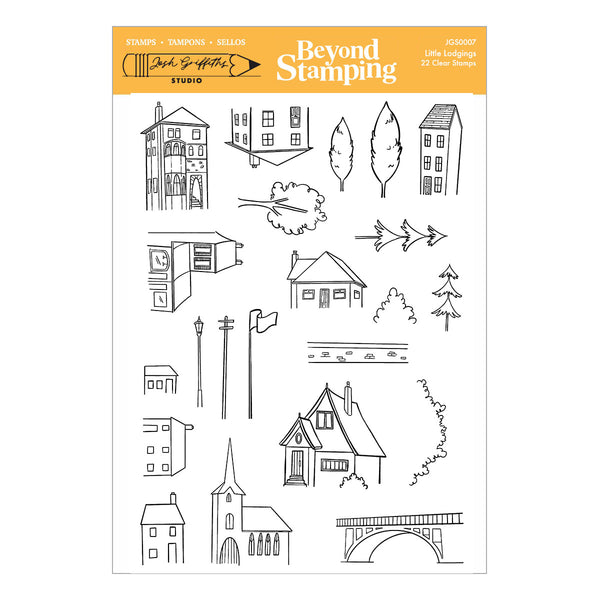 Little Lodgings Clear Stamp Set by Josh Griffiths Studio