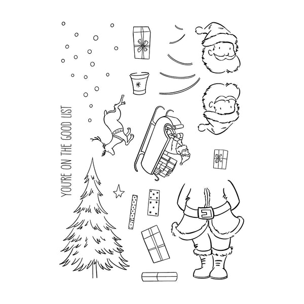 Custom Christmas Clear Stamp Set by Josh Griffiths Studio