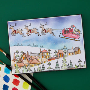 Little Lodgings Clear Stamp Set by Josh Griffiths Studio