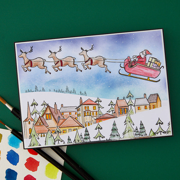 Little Lodgings Clear Stamp Set by Josh Griffiths Studio
