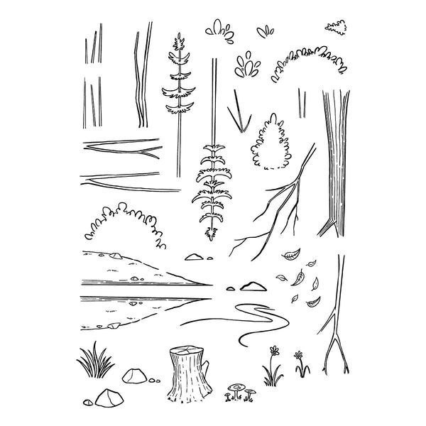 Beyond Stamping Custom Woodland Clear Stamp Set by Josh Griffiths Studio