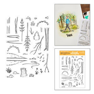 Beyond Stamping Custom Woodland Clear Stamp Set by Josh Griffiths Studio