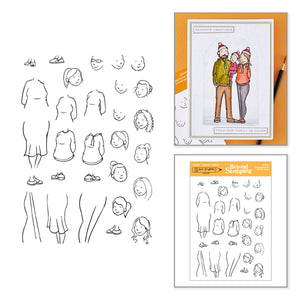Beyond Stamping Custom Portrait #1 Clear Stamp Set by Josh Griffiths Studio