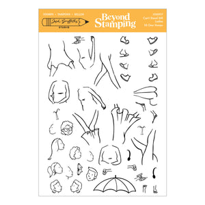 Beyond Stamping Can't Stand Still 1 - Ladies Clear Stamp Set by Josh Griffiths Studio