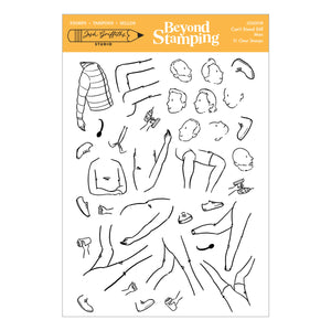 Beyond Stamping Can't Stand Still 2 -Men Clear Stamp Set by Josh Griffiths Studio