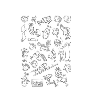 Elves at Work Clear Stamp Set by Josh Griffiths Studio
