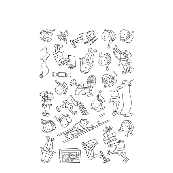 Elves at Work Clear Stamp Set by Josh Griffiths Studio