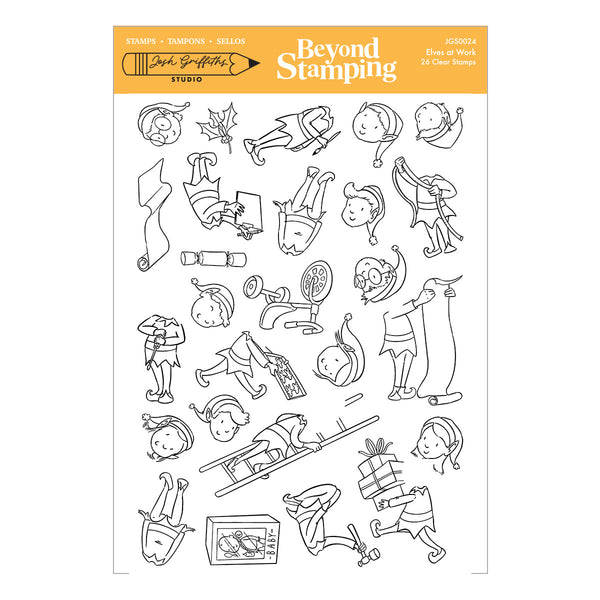 Elves at Work Clear Stamp Set by Josh Griffiths Studio