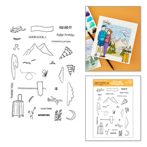 Beyond Stamping Outside Elements Clear Stamp Set by Josh Griffiths Studio