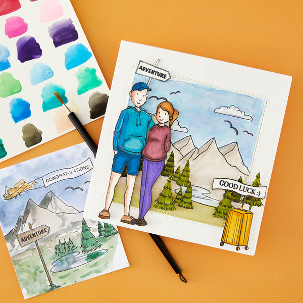 Beyond Stamping Custom Portrait #2 Clear Stamp Set by Josh Griffiths Studio