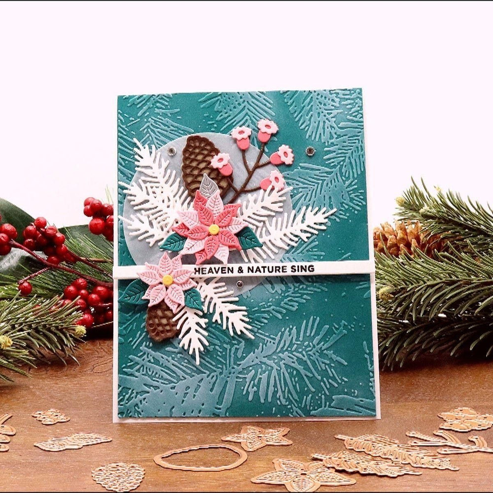 Forevergreen Embossing Folder from the Tis the Season Collection