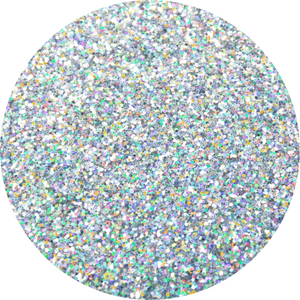 Art Glitter Jet Eye Silver Glitter 1/2 Oz.