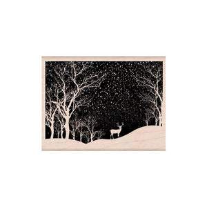 Hero Arts Snowy Scene Wood Stamps