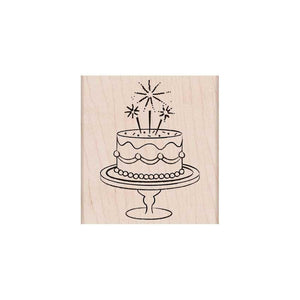 Hero Arts Birthday Cake Wood Stamp