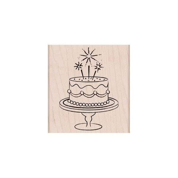 Hero Arts Birthday Cake Wood Stamp