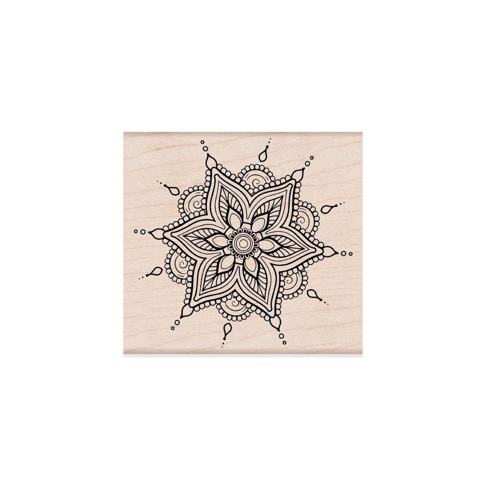 Hero Arts Henna Flower Pattern Wood Stamps