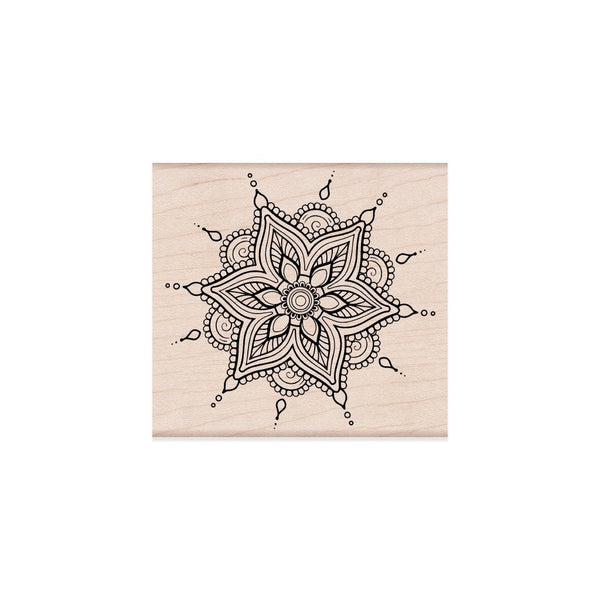 Hero Arts Henna Flower Pattern Wood Stamps