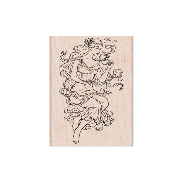 Hero Arts Mocha Maiden Wood Stamps