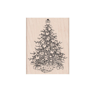 Hero Arts From the Vault Christmas Tree Wood Stamps