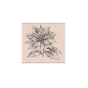 Hero Arts From The Vault Poinsettia Wood Stamps