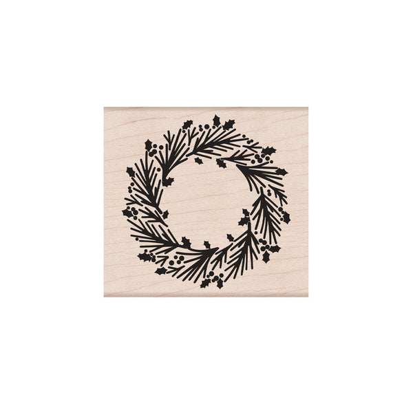 Hero Arts Graphical Wreath Wood Stamps