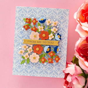 Stitched Kaleidoscope Arch Etched Dies from the Kaleidoscope Arch Collection