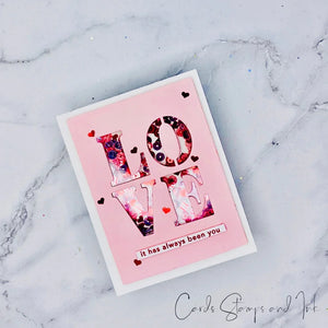 Hero Arts Loving Sentiment Strips Clear Stamps