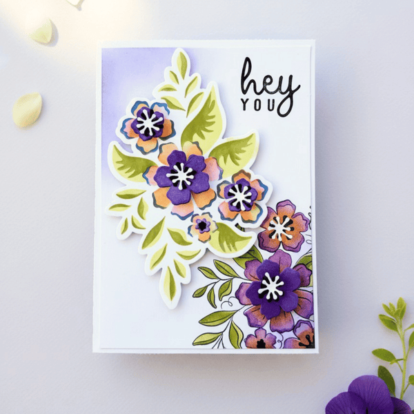 Lisa Horton Crafts Perfect Posie Stamp Set