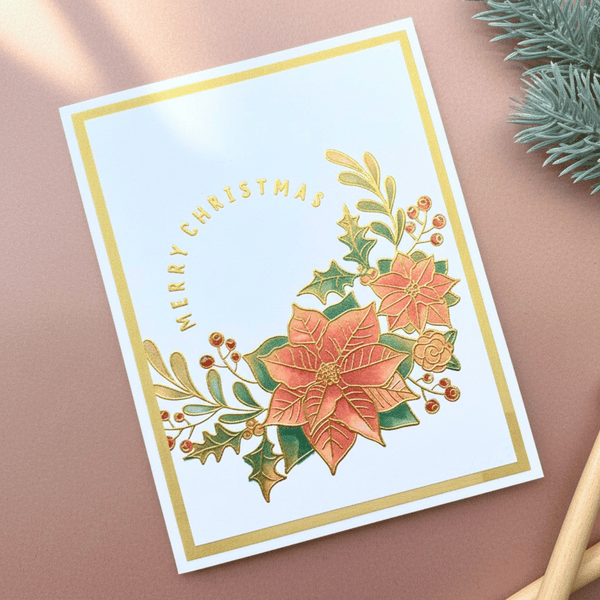Lisa Horton Crafts Festive Poinsettia Stencil