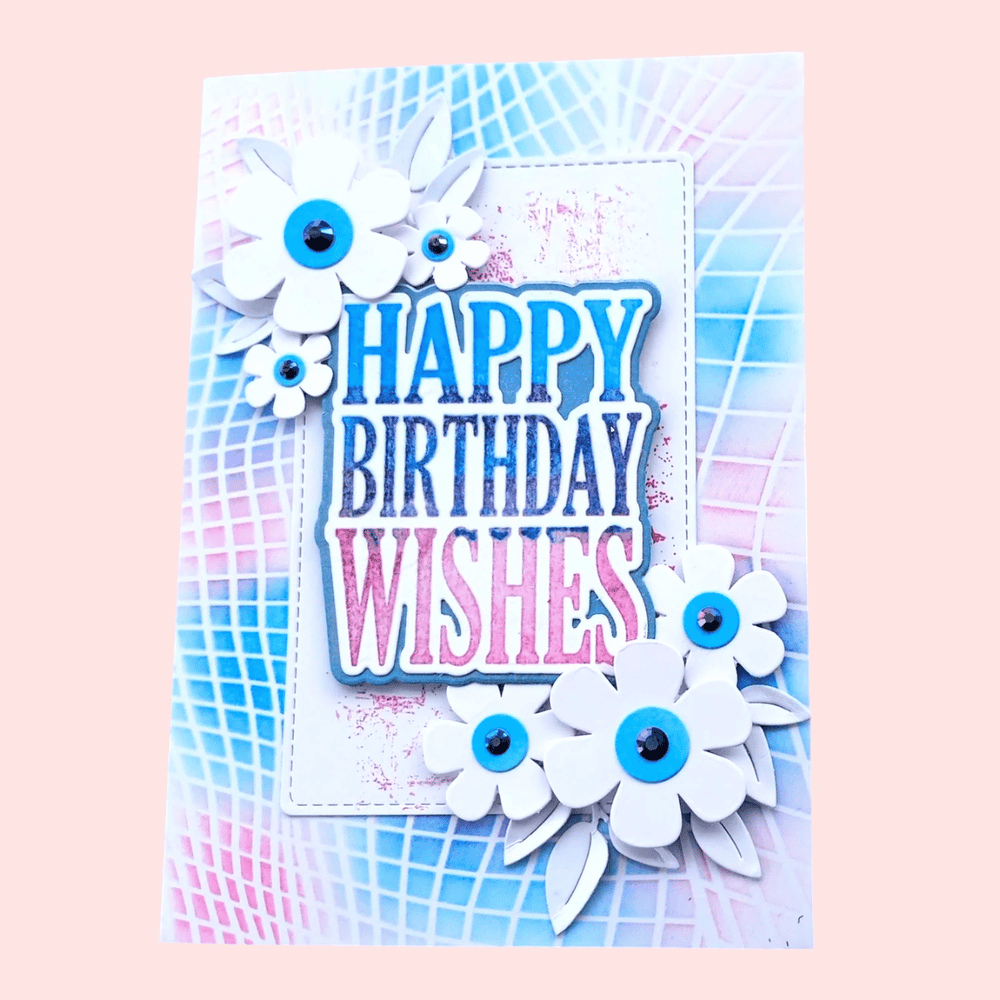 Lisa Horton Crafts Panel Pairs Stamps and Dies - Birthday/Thanks