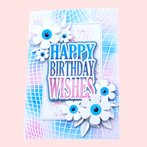 Lisa Horton Crafts Panel Pairs Stamps and Dies - Birthday/Thanks