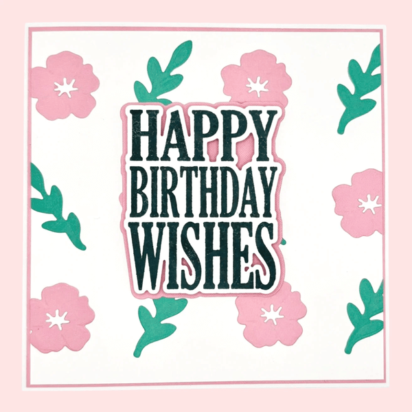 Lisa Horton Crafts Panel Pairs Stamps and Dies - Birthday/Thanks