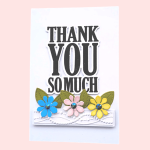 Lisa Horton Crafts Panel Pairs Stamps and Dies - Birthday/Thanks