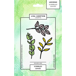 Lisa Horton Crafts Scribbled Leaves Die Set