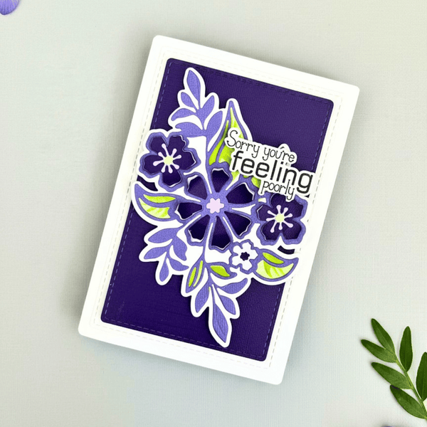 Lisa Horton Crafts Perfect Posie 5" x 7" Layering Stencils