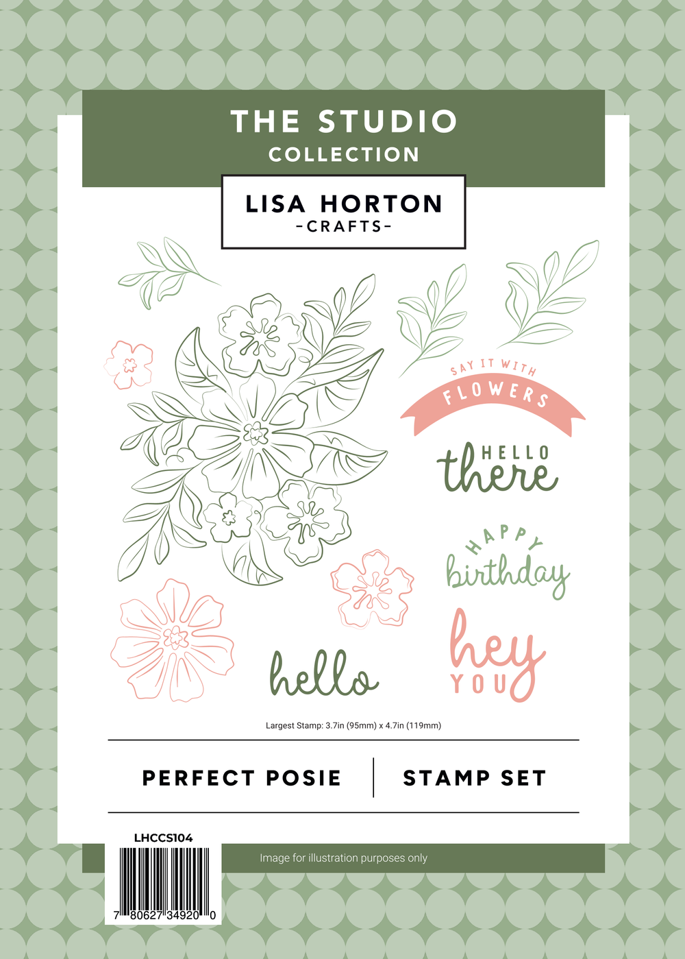 Lisa Horton Crafts Perfect Posie Stamp Set