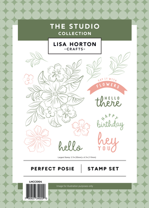 Lisa Horton Crafts Perfect Posie Stamp Set