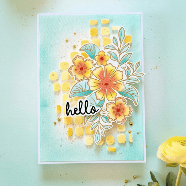 Lisa Horton Crafts Perfect Posie Stamp Set