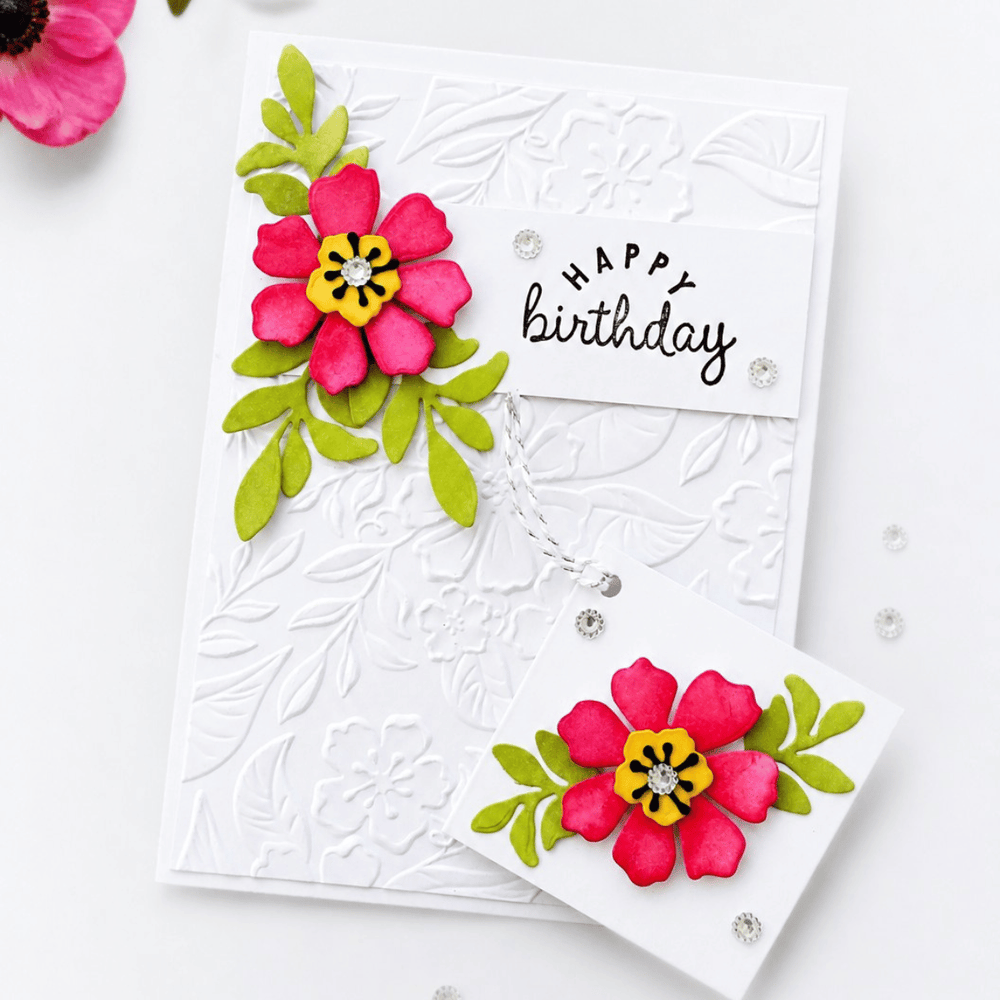 Lisa Horton Crafts Perfect Posie 5" x 7" 3D Embossing Folder
