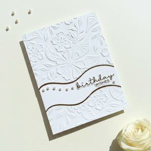 Lisa Horton Crafts Perfect Posie 5" x 7" 3D Embossing Folder