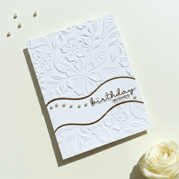 Lisa Horton Crafts Perfect Posie 5" x 7" 3D Embossing Folder